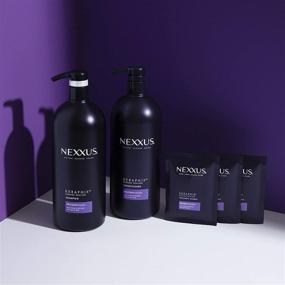 img 1 attached to 🧴 Nexxus Keraphix Shampoo and Conditioner for Damaged Hair, Black, 33.8 Oz, 2 Count + Repair Treatment Masks, 1.5 Oz, 3 Count