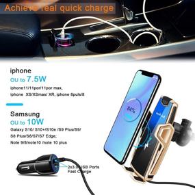 img 2 attached to Wireless Charger Intelligent Automatic Clamping Car Electronics & Accessories