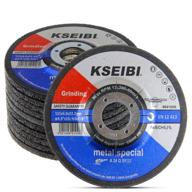 💪 kseibi 641006 4.5" metal stainless steel inox grinding disc depressed center grind wheel, 7/8" arbor, 10-pack logo