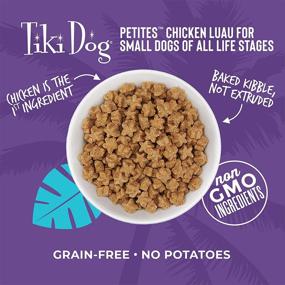 img 1 attached to 🐶 Tiki Dog Aloha Petites Grain-Free Dry Dog Food Baked with Fresh Chicken & Superfoods, 10 lbs. - Chicken Luau Flavor