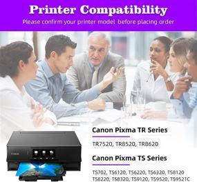 img 4 attached to 🖨️ ARTITECH CLI-281 Cyan Compatible Ink Cartridges for Canon PIXMA TS9120 TR7520 TR8520 TS6120 TS6220 TS8120 TS8220 TS9520 TS6320 TS9521C Printer, 2 Pack CLI281 C, XXXL Capacity