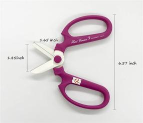 img 1 attached to Violet Flower Scissors - Hand-crafted Creation F-170