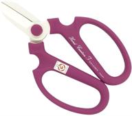 violet flower scissors - hand-crafted creation f-170 logo