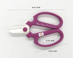 img 2 attached to Violet Flower Scissors - Hand-crafted Creation F-170