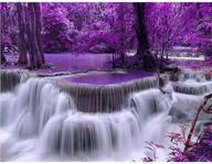 delve into serenity with airdea diy 5d diamond painting waterfall kits – unleash your creativity in crafting a breathtaking purple forest gem art to enhance your home décor! logo