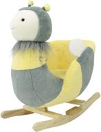 🐝 discover the animal adventure soft landing sit-in character rocker - bee: a joyride for little ones! logo