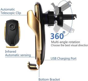 img 2 attached to Wireless Automatic Clamping Infrared Induction Car Electronics & Accessories