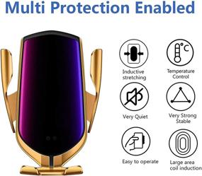 img 1 attached to Wireless Automatic Clamping Infrared Induction Car Electronics & Accessories