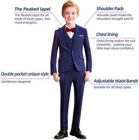 img 3 attached to 👔 ELPA Fashion Children's Festival Performance Boys' Clothing, Suits & Sport Coats