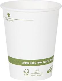 img 1 attached to World Centrics Biodegradable Compostable PLA Lined Household Supplies in Paper & Plastic