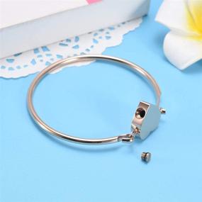 img 1 attached to 📿 EternityMemory Merry Stainless Steel Cremation Bracelet: Exquisite Ashes Holder Keepsake Jewelry with Gift Box