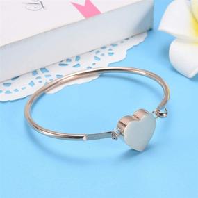 img 3 attached to 📿 EternityMemory Merry Stainless Steel Cremation Bracelet: Exquisite Ashes Holder Keepsake Jewelry with Gift Box