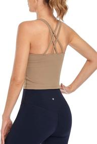 img 3 attached to 👙 Hawthorn Athletic Racerback Removable Women's Clothing for Lingerie, Sleep & Lounge by HeyNuts