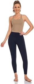 img 1 attached to 👙 Hawthorn Athletic Racerback Removable Women's Clothing for Lingerie, Sleep & Lounge by HeyNuts