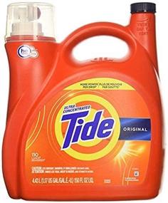 img 1 attached to Tide Original Scent Ultra Concentrated Liquid Laundry Detergent | HE Machine | 150 oz (110 Loads)