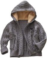 👕 abalacoco unisex cardigan sweater sweatshirt: stylish & versatile boys' clothing choice logo