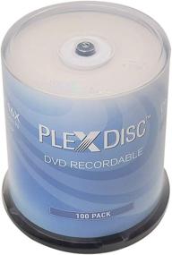 img 4 attached to PlexDisc DVD-R 4.7GB 16x Recordable Media Disc - 100 Disc Spindle: Reliable and High-Quality Data Storage Solution