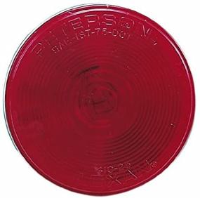 img 3 attached to 🔴 426R Red 4-inch Round Stop Turn and Tail Light by Peterson Manufacturing