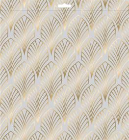 img 1 attached to 🔥 Western's Smokehouse Docrafts Papermania Modern Deco Pad: Stunning Gold/Silver Paper, 30.5 x 2 x 33 cm - Crafters' Delight!