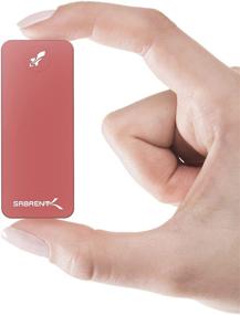 img 4 attached to Sabrent 512GB Rocket Nano External Aluminum SSD (Red) (SB-512-NANO-RED)