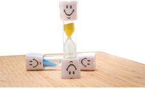 img 2 attached to 🕒 Dadam 2 Minute Sand Timer Set of 5 - Smiley Sand Timers for Children's Teeth Brushing - Colorful 5-Piece Hourglass Timer - User-Friendly for Kids Boys and Girls - Encourages Optimal Dental Care