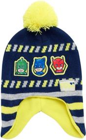 img 3 attached to Cozy PJ Masks Winter Hat 🧥 and Glove Set for Kids (Ages 2-7)