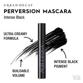 img 1 attached to 🎁 Urban Decay Bigger, Badder Duo Gift Set - Perversion Waterproof Fine-Point Eye Pen & Perversion Volumizing Mascara - Black - Enhances Lash Growth with Proteins & Amino Acids