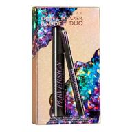 🎁 urban decay bigger, badder duo gift set - perversion waterproof fine-point eye pen & perversion volumizing mascara - black - enhances lash growth with proteins & amino acids logo