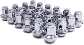 img 4 attached to 🔩 Mastiff 17240 Lug Nut Set - M14x1.5 Thread, Triple-Chrome Finish, Mag Seat, 1.81"(46mm) Height - 1.7"(43mm) Inner Height - 1.38" (35.2mm) Width - 7/8 Hex (Pk of 24)