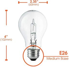 img 2 attached to 🌿 A19 Eco-friendly Halogen Light Bulb