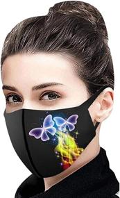 img 2 attached to Reusable Face_Masks Washable Breathable Seamless