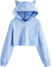 img 4 attached to WDIRARA Sleeve Causal Hoodie Sweatshirt Outdoor Recreation and Hiking & Outdoor Recreation Clothing