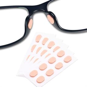 img 4 attached to 👓 Festful Eyeglass Nose Pads - 20 Pairs of Soft Foam Nose Pads - Self-Adhesive Anti-Slip Nose Pads for Glasses (Skin Color/1mm) - Optimal for SEO