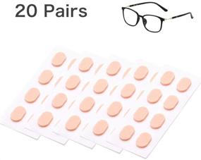 img 3 attached to 👓 Festful Eyeglass Nose Pads - 20 Pairs of Soft Foam Nose Pads - Self-Adhesive Anti-Slip Nose Pads for Glasses (Skin Color/1mm) - Optimal for SEO