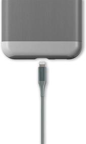 img 1 attached to Кабель зарядки для iPhone Amazon Basics с сертификацией MFi, ABS USB-A к Lightning, для Apple iPhone, iPad, ресурсом изгибов 10 000 раз - Midnight Green, 1 фут