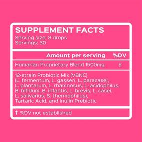 img 3 attached to 🌸 Probonix Probiotics for Women: Organic Non-GMO Liquid Drops with 12 Live Probiotic Strains (Lactobacillus Acidophilus) - Supports Gut Health, Helps with Yeast and UTIs - Cherry Flavor