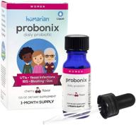 🌸 probonix probiotics for women: organic non-gmo liquid drops with 12 live probiotic strains (lactobacillus acidophilus) - supports gut health, helps with yeast and utis - cherry flavor logo