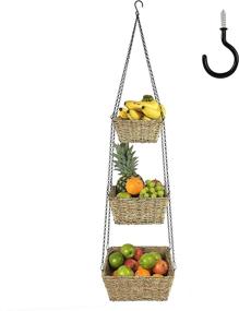 img 4 attached to Tier Hanging Fruit Baskets Kitchen