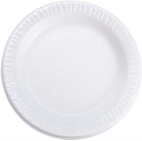 img 4 attached to 🍽️ DART 6PWC 6-Inch Foam Plate, Concorde Non-Laminated Foam Dinnerware in White