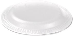 img 2 attached to 🍽️ DART 6PWC 6-Inch Foam Plate, Concorde Non-Laminated Foam Dinnerware in White