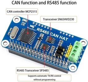 img 2 attached to Расширьте диапазон связи с RS485 CAN HAT для Raspberry Pi 4B/3B+/3B/2B/B+/A+/Zero/Zero W/WH.