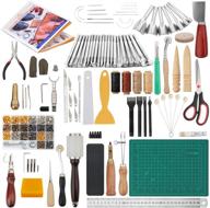 🔧 dorhui 356-piece leathercraft tools kit: complete leather working and saddle making supplies logo