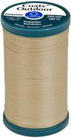 img 1 attached to 🧶 COATS Outdoor Living Thread in Buff - 200-Yard Length