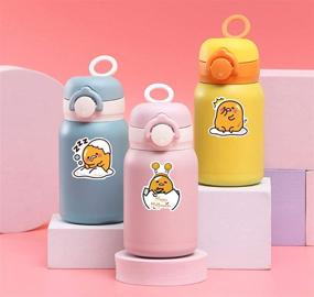 img 3 attached to 🥚 Gudetama Stickers: 120pcs Japanese Lazy Egg Stickers for Various Personal Items and Devices - Laptop, Skateboard, Surfboard, Water Bottle, Computer, Mac, Luggage - Fun Stickers for Kids and Toddlers