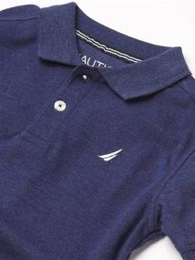img 1 attached to Nautica Short Sleeve Solid Heather Boys' Clothing in Tops, Tees & Shirts