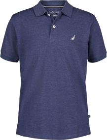 img 2 attached to Nautica Short Sleeve Solid Heather Boys' Clothing in Tops, Tees & Shirts