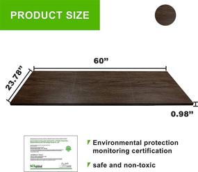 img 3 attached to Sanoolir Laminated Ergonomic Workstation Desktable