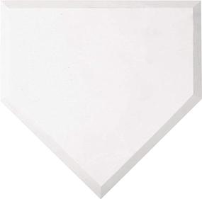 img 4 attached to ⚾️ Franklin Sports Home Plate - Baseball and Softball Rubber Home Plate - Portable Throw Down Plate for Backyard Baseball, Softball, and Tee Ball