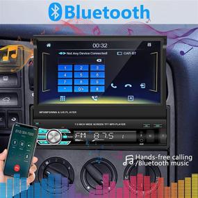 img 1 attached to Touchscreen Compatible Carplay Receiver Mirror Bluetooth