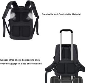img 1 attached to 🎒 MOSISO Камера Рюкзак 17,3 дюйма: Большой футляр для DSLR/SLR/беззеркальной камеры с отделением для ноутбука, держателем штатива, дождевым чехлом - цвет Space Gray